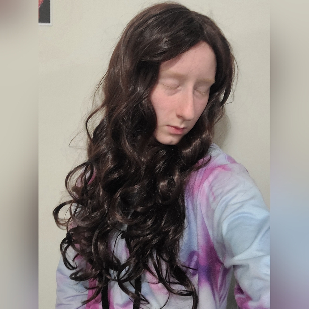 Luxurious Brown Hair Wig